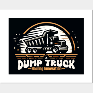 dump truck hauling innovation Posters and Art